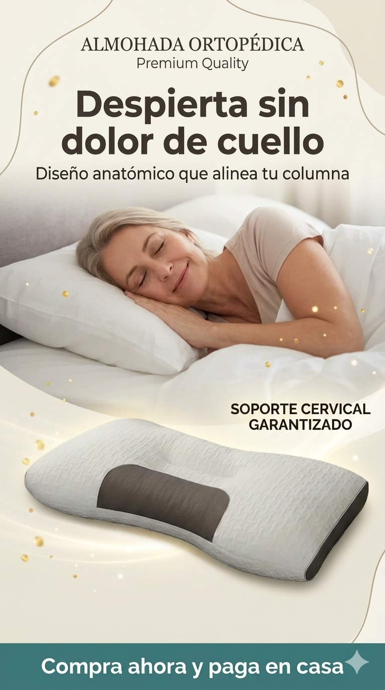 Almohada Ortopédica Cervical SleepPro — Adiós al Dolor de Cuello