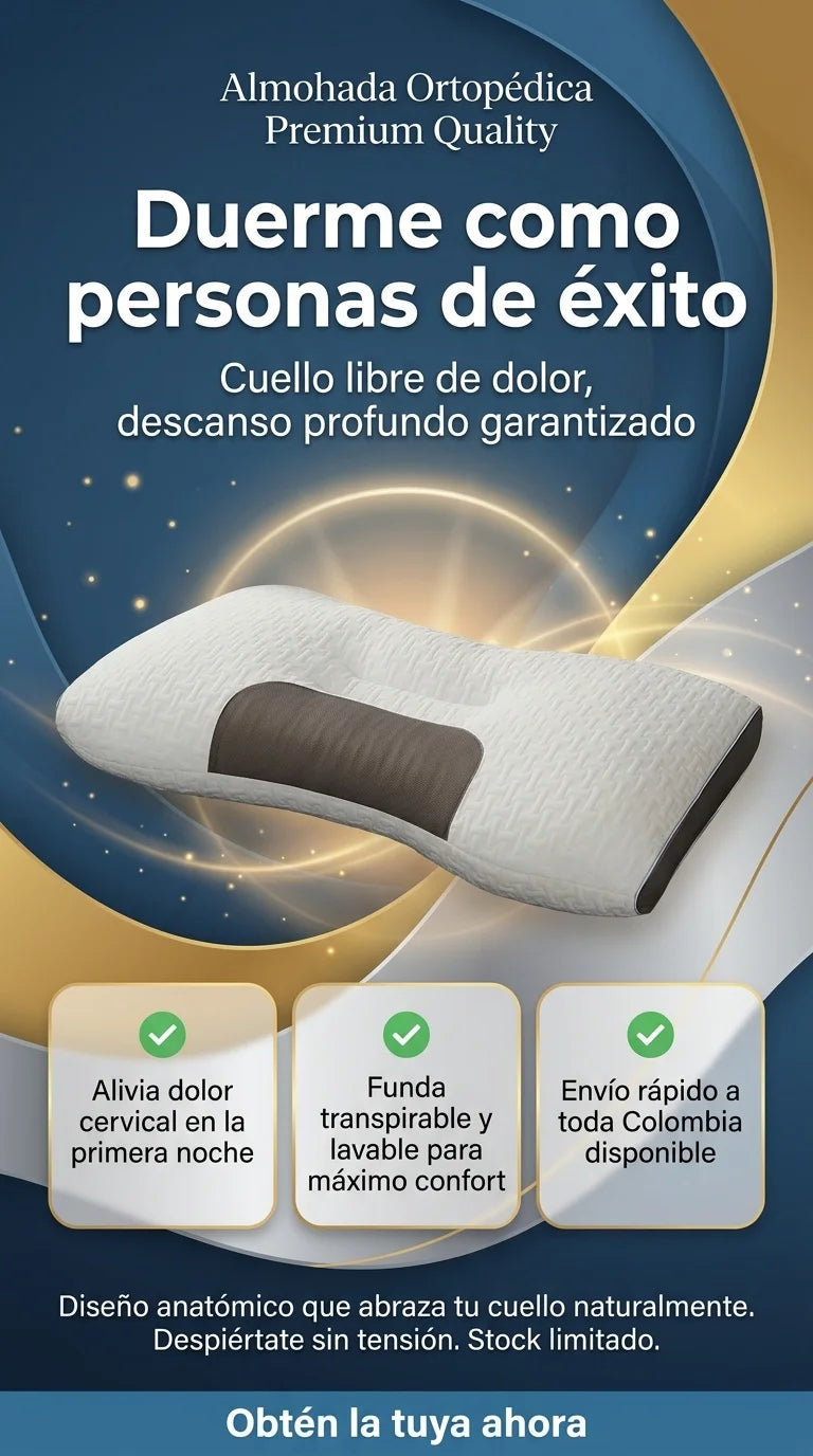 Almohada Ortopédica Cervical SleepPro — Adiós al Dolor de Cuello