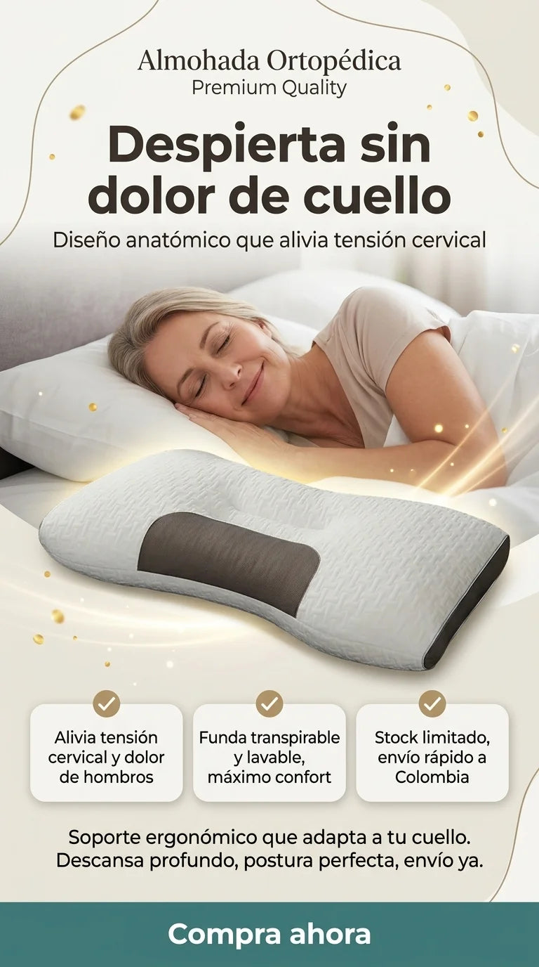 Almohada Ortopédica Cervical SleepPro — Adiós al Dolor de Cuello