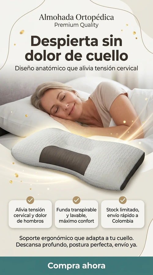 Almohada Ortopédica Cervical SleepPro — Adiós al Dolor de Cuello